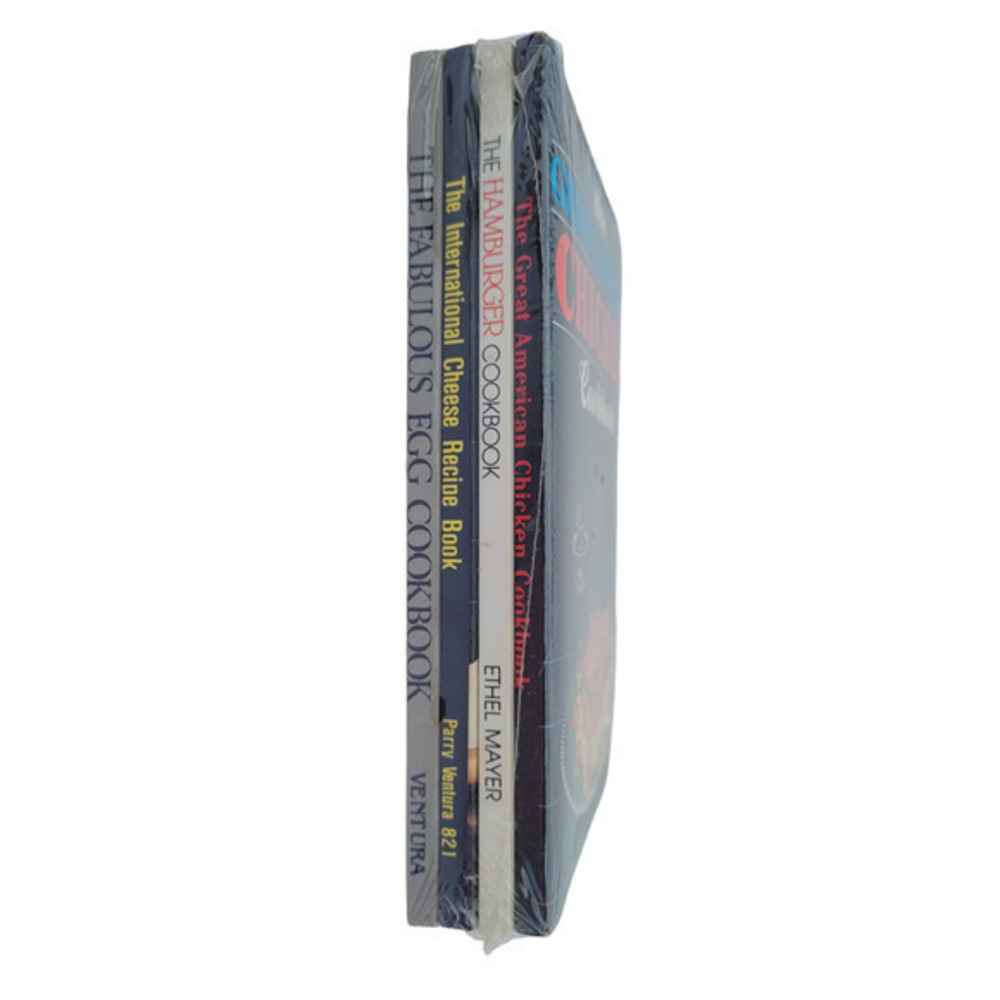 Vintage 4 Mini Book Bundle, The great Chicken Cookbook, The‎ hamburger Cookbook,